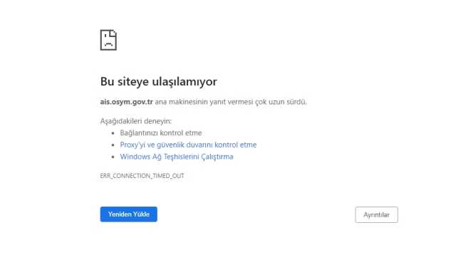 ÖSYM çöktü mü? ÖSYM aday sayfasına neden girilmiyor, ne zaman düzelir? ÖSYM çöktü mü? ÖSYM aday sayfasına neden girilmiyor, ne zaman düzelir?