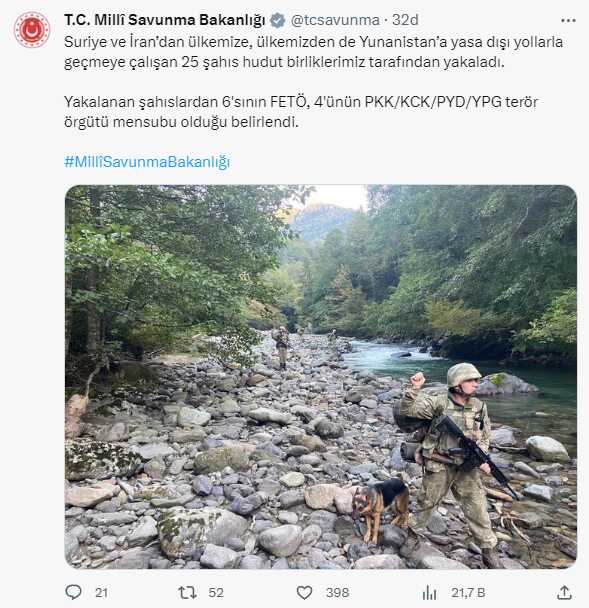 Son Dakika! Yunanistan'a yasa dışı geçmeye çalışan 6'sı FETÖ mensubu 25 kişi yakalandı Son Dakika! Yunanistan'a yasa dışı geçmeye çalışan 6'sı FETÖ mensubu 25 kişi yakalandı