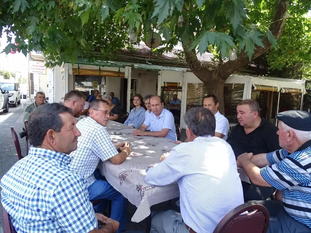 Tekirdağ Tarım ve Orman Müdürü çiftçilerle buluştu