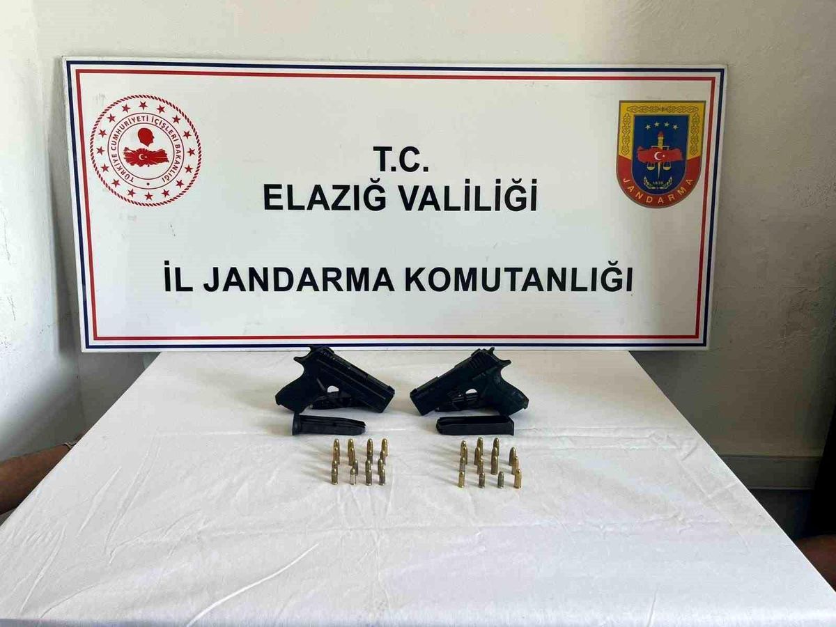 Elazığ\'da aranan 2 şüpheli jandarma tarafından yakalandı