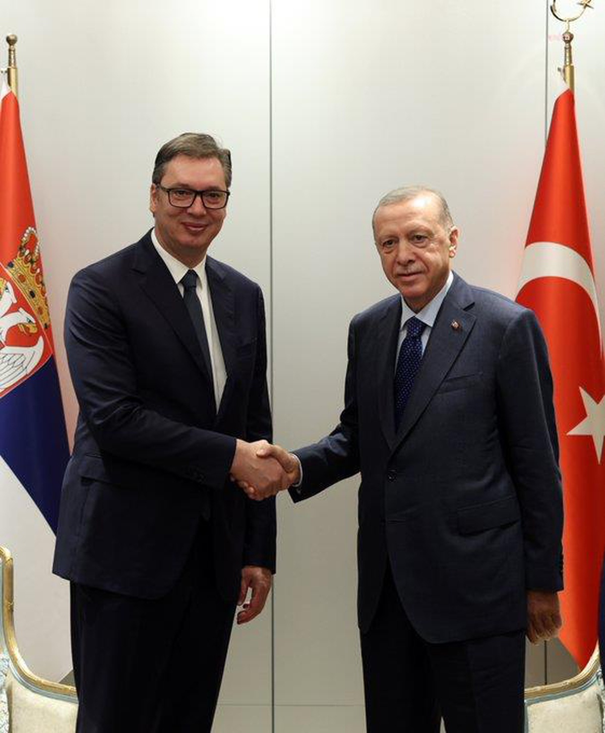 Cumhurbaşkanı Erdoğan, Sırbistan Cumhurbaşkanı Vuçic ile görüştü