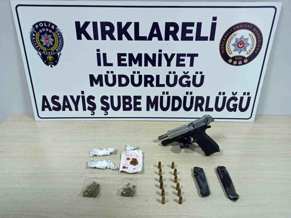 Kırklareli\'nde aranması olan 2 şüpheli yakalandı
