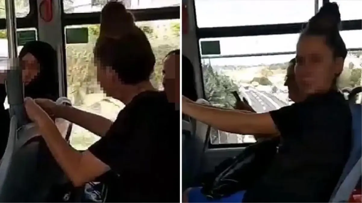 Otobüste çarşaflı kadına hakaret ve küfür iddiasına gözaltı
