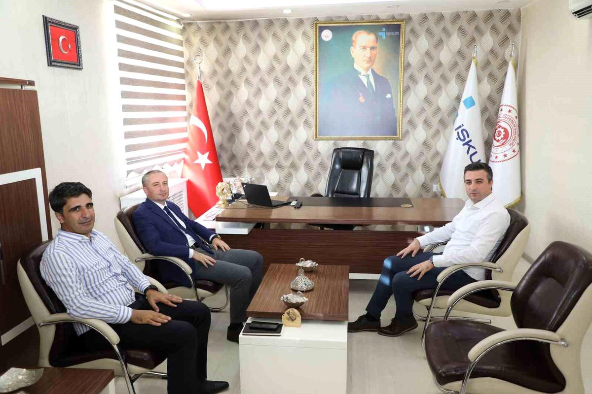 Ağrı İl Milli Eğitim Müdürü ve Çalışma ve İş Kurumu İl Müdürü işbirliği için bir araya geldi