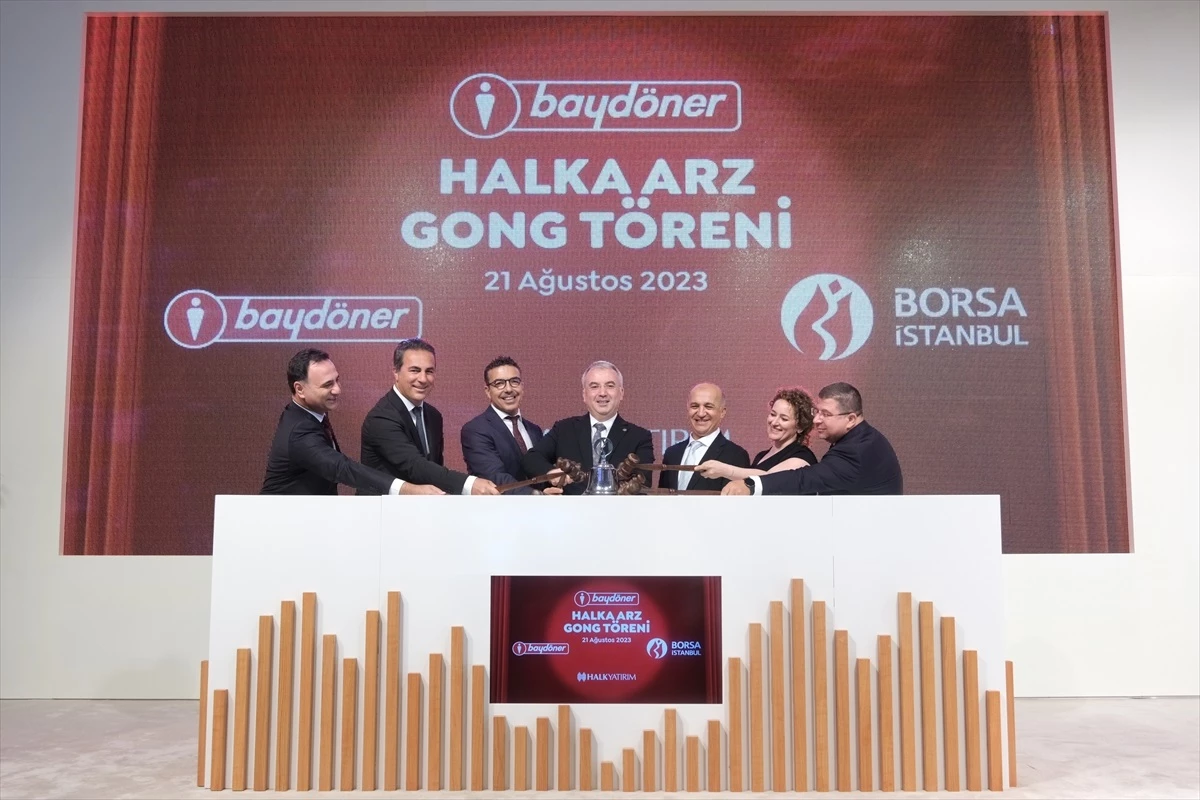 Baydöner Restoranları AŞ Borsa İstanbul\'da İşlem Görmeye Başladı