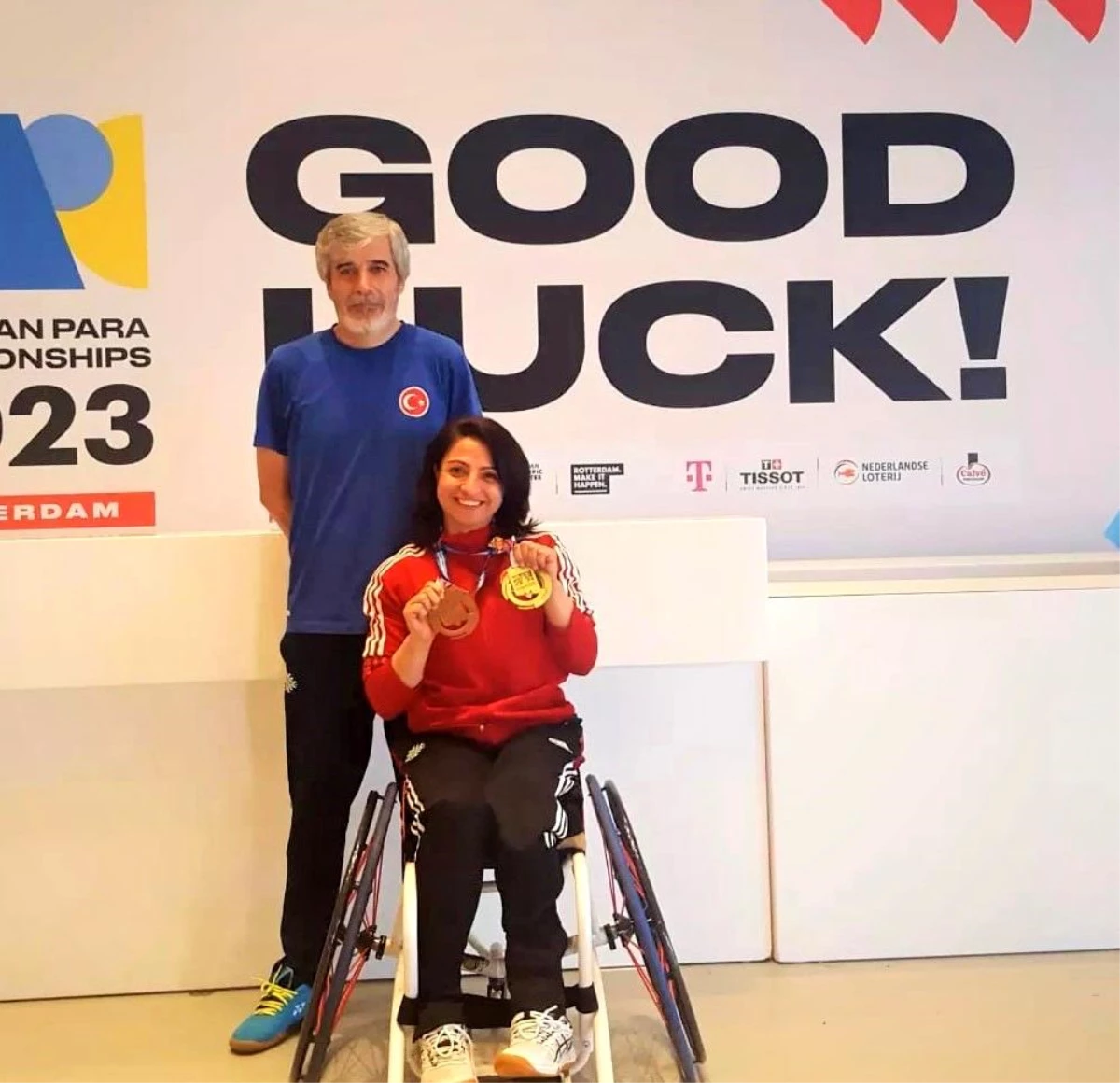 Torku Şeker Spor\'un Tekerlekli Sandalye Badminton Milli Sporcusu Emine Seçkin Avrupa Şampiyonu