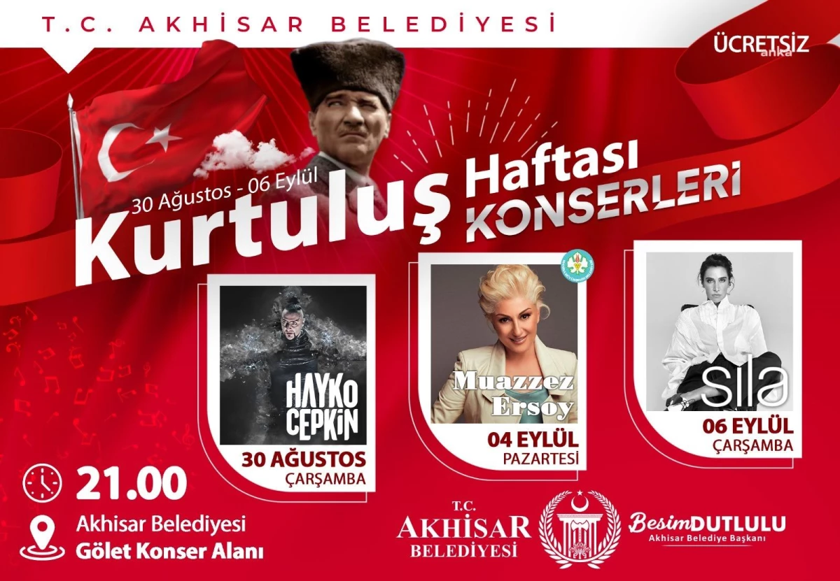 Akhisar\'da Kurtuluş Haftası Konserleri Başlıyor