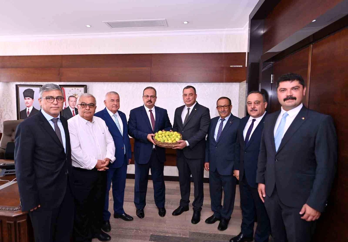 Aydın Ticaret Borsası Yönetimi, Aydın Valisi\'ni ziyaret etti