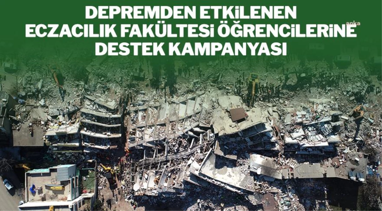 Türkiye\'deki Eczacılar Depremzedelere Destek Burs Kampanyası Başlatıyor
