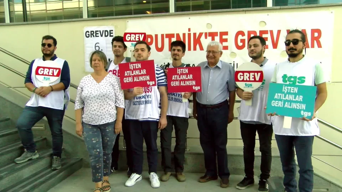 Gazeteciler Cemiyeti, Sputnik Türkiye\'deki greve destek ziyaretinde bulundu