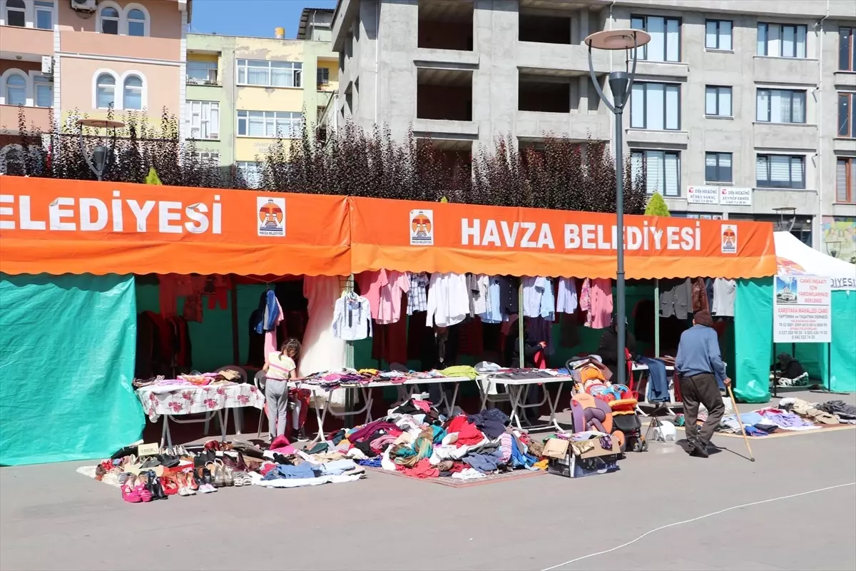 Havza\'da Karşıyaka Mahallesi Camisi İçin Kermes Düzenlendi