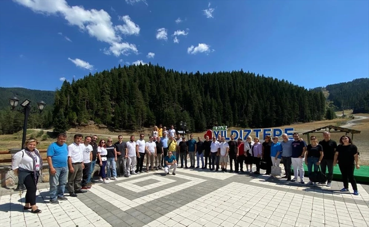 Yıldıztepe Kayak Merkezi, TÜRSAB yetkililerini ağırladı