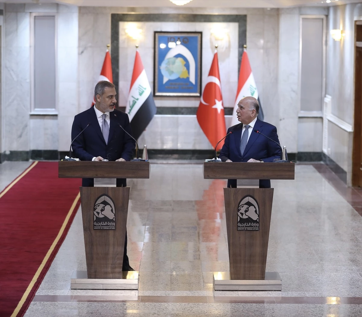 Irak Dışişleri Bakanı Fuad Hüseyin: "Türkiye ile ticari ilişkilerimiz hızlı şekilde ilerledi ve gittikçe gelişmeye devam ediyor"