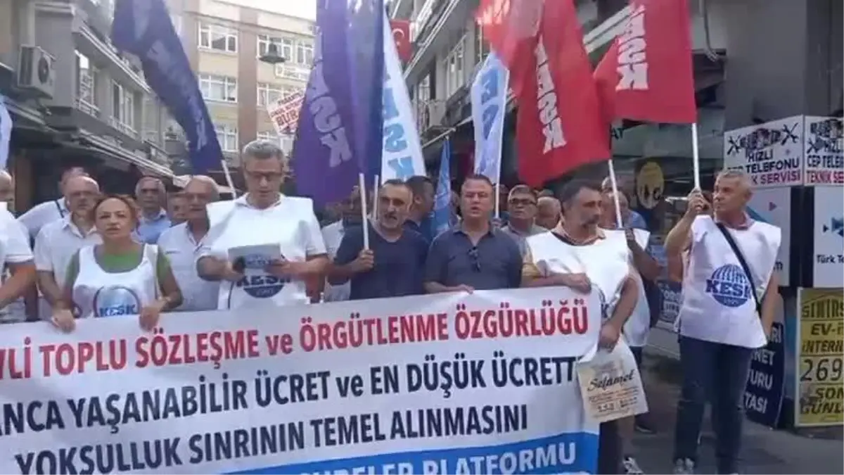 Kesk Samsun Şubeler Platformu Dönem Sözcüsü Bayram Çelik: "Sefalet, Yoksulluk ve Güvencesizliğe Boyun Eğmeyeceğiz"