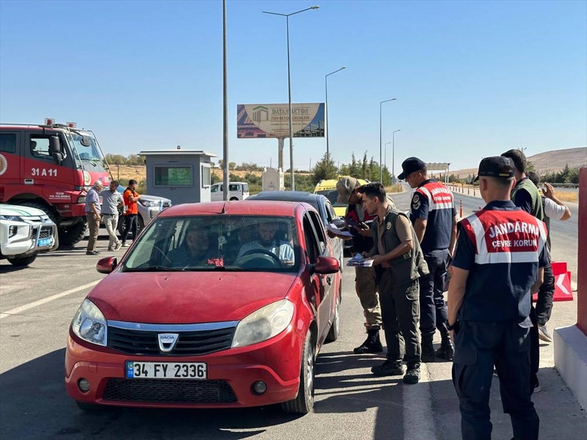 Kilis\'te Orman Yangınları Hakkında Vatandaşlara Bilgilendirme Yapıldı