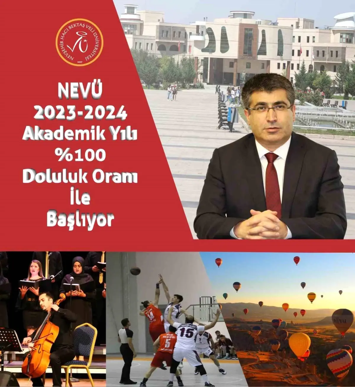 NEVÜ, 2023 YKS Yerleştirme Sonuçlarına Göre 5.499 Öğrenci Tercih Edildi