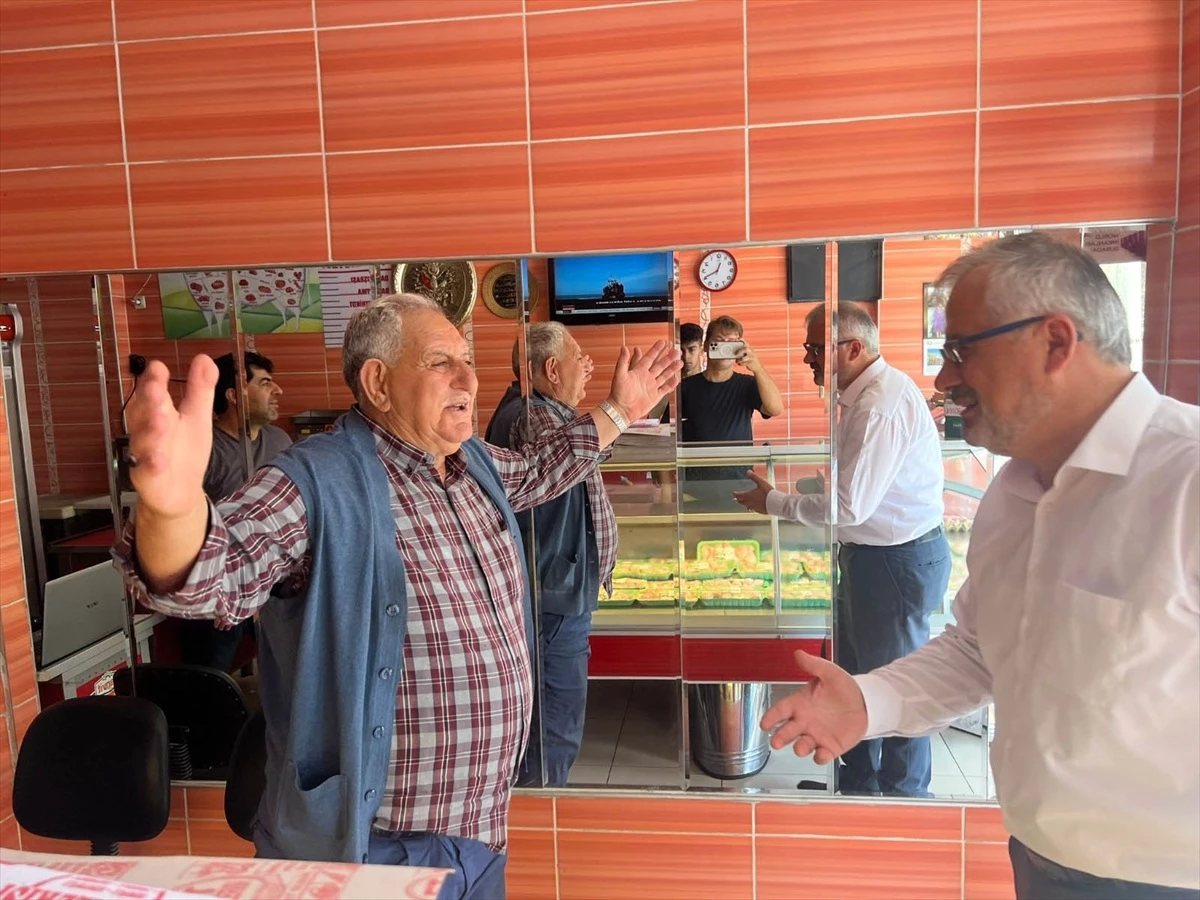 Bafra Belediye Başkanı Hamit Kılıç, Esnaf Ziyaretleri Yapıyor