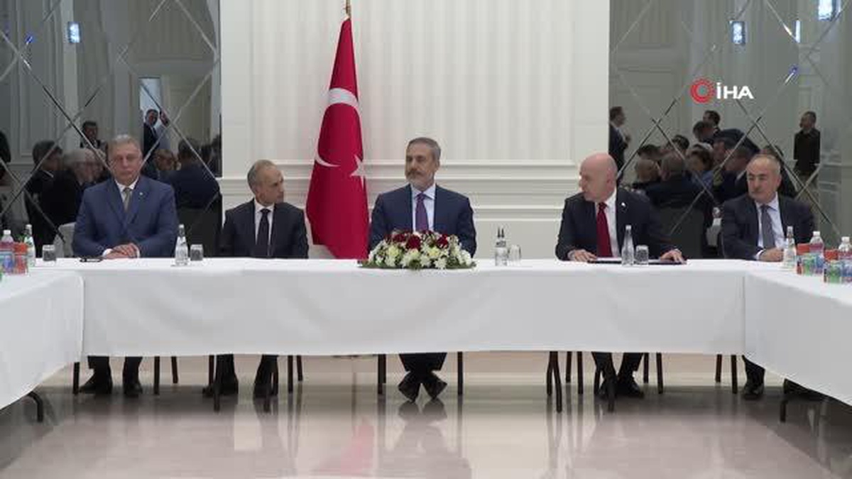 Dışişleri Bakanı Hakan Fidan, Irak Türkmen Cephesi liderleri ve heyeti ile görüştü