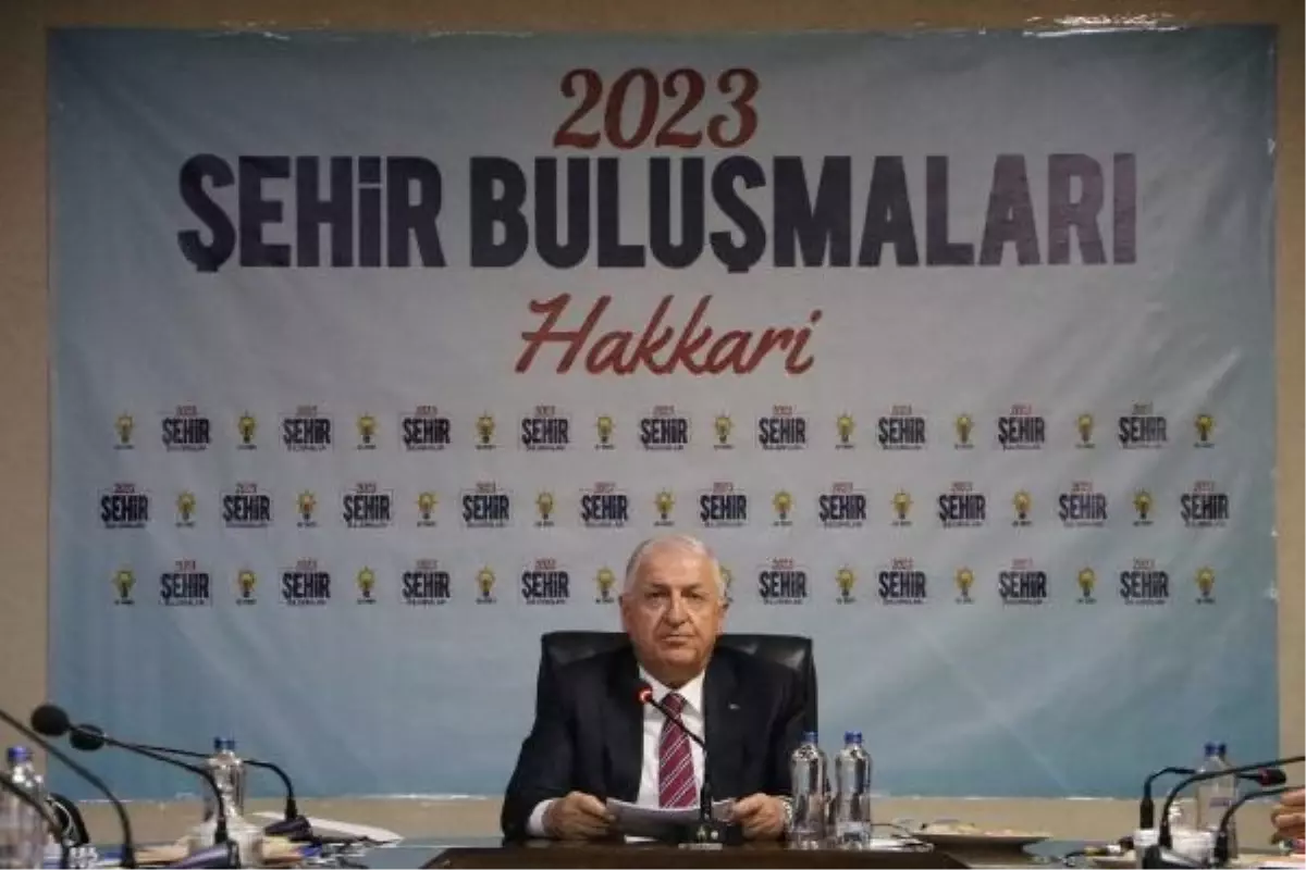 Milli Savunma Bakanı Güler, Hakkari\'de "Şehir Buluşmaları" programında konuştu Açıklaması