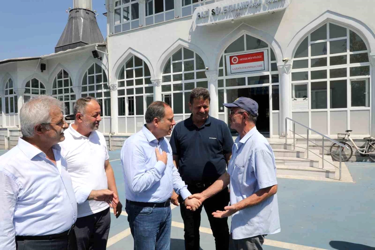 AK Parti Sakarya Milletvekili Murat Kaya ve Akyazı Belediye Başkanı Bilal Soykan Esnafları Ziyaret Etti