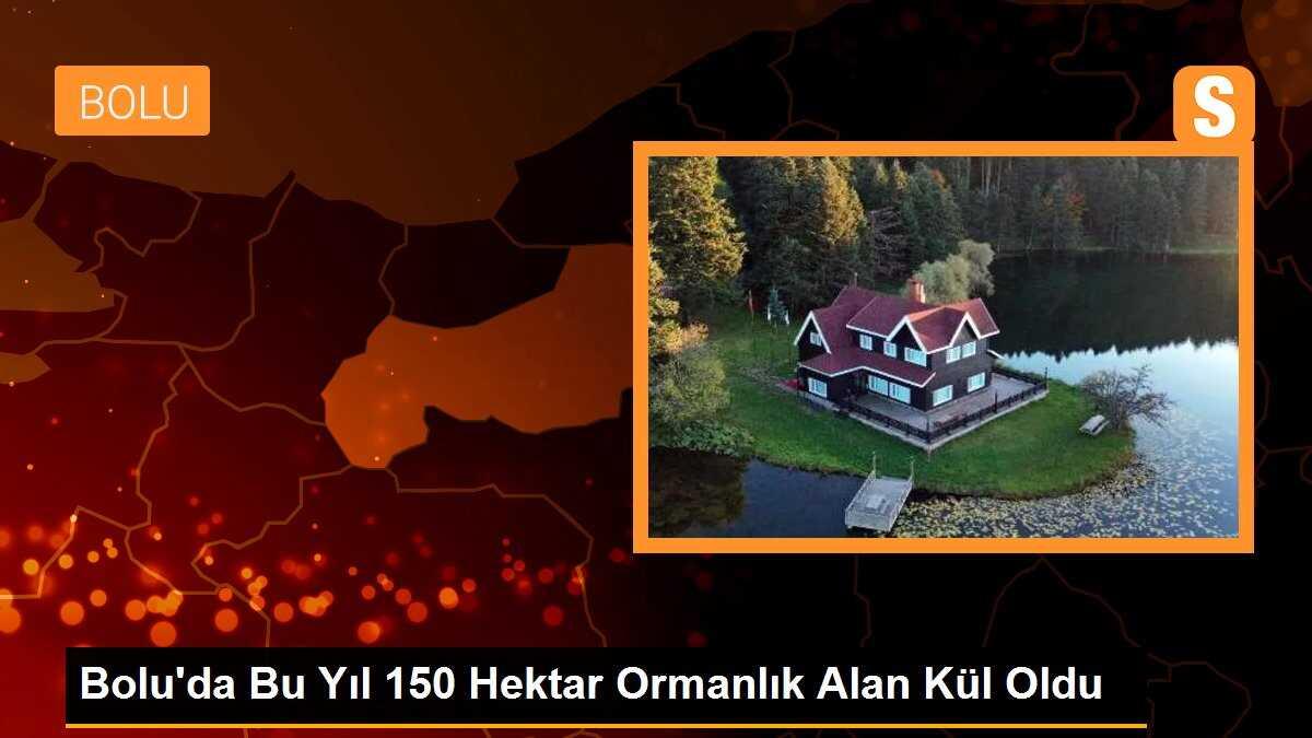 Bolu\'da Bu Yıl 150 Hektar Ormanlık Alan Kül Oldu