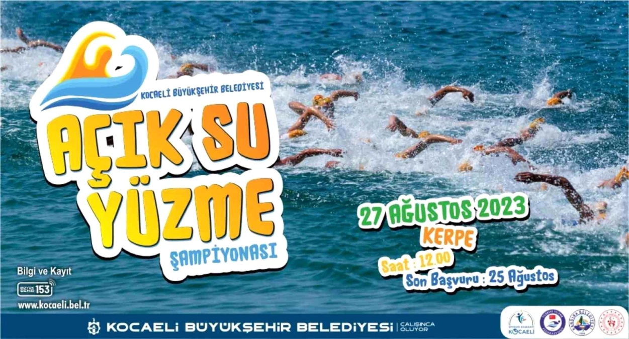 Kandıra Kerpe Halk Plajı, Açık Su Yüzme Şampiyonasına Ev Sahipliği Yapacak