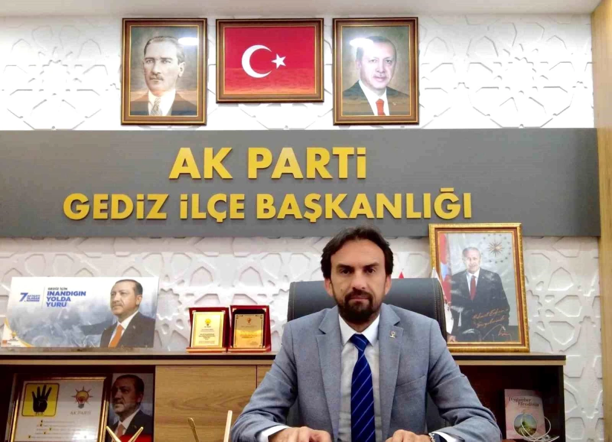 AK Parti Gediz İlçe Başkanı Mehmet Erkan Görevinden İstifa Etti