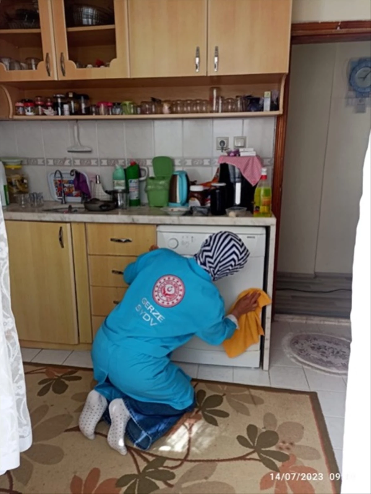 Sinop\'un Gerze ilçesinde yaşlılara temizlik ve kişisel bakım hizmeti