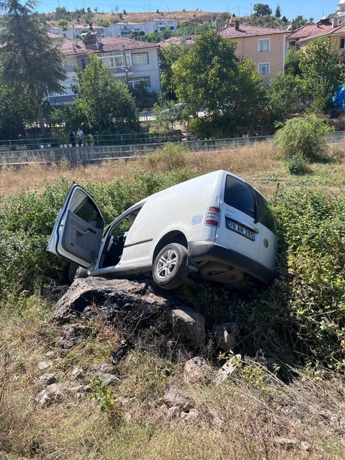 Karabük\'te trafik kazası: Bir kişi yaralandı