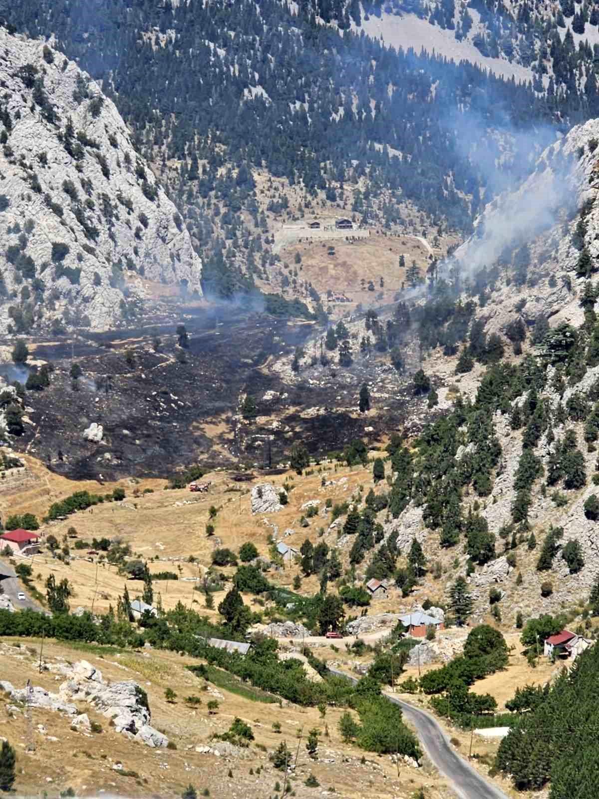 Alanya\'da çıkan yangın kontrol altına alındı