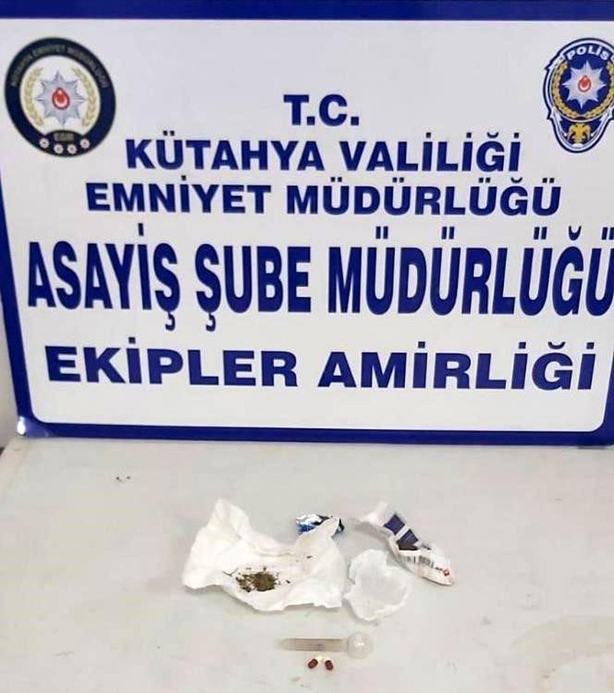 Kütahya\'da bir kişinin üzerinde uyuşturucu ele geçirildi