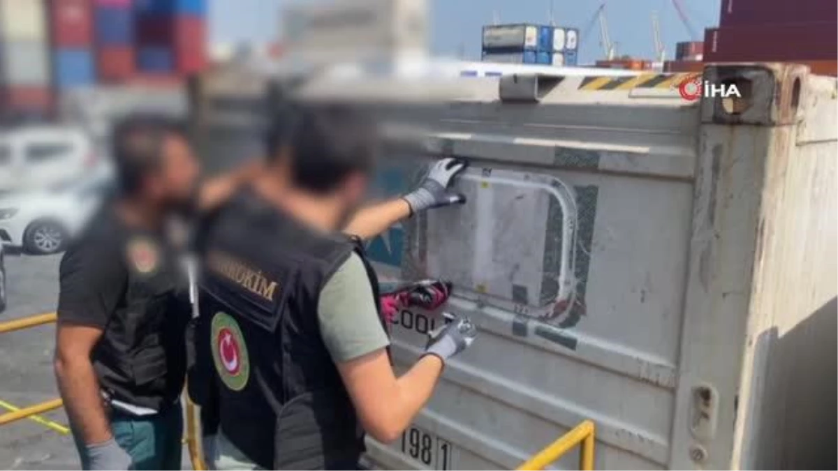 Mersin Limanı\'nda 59 Kilogram Uyuşturucu Ele Geçirildi