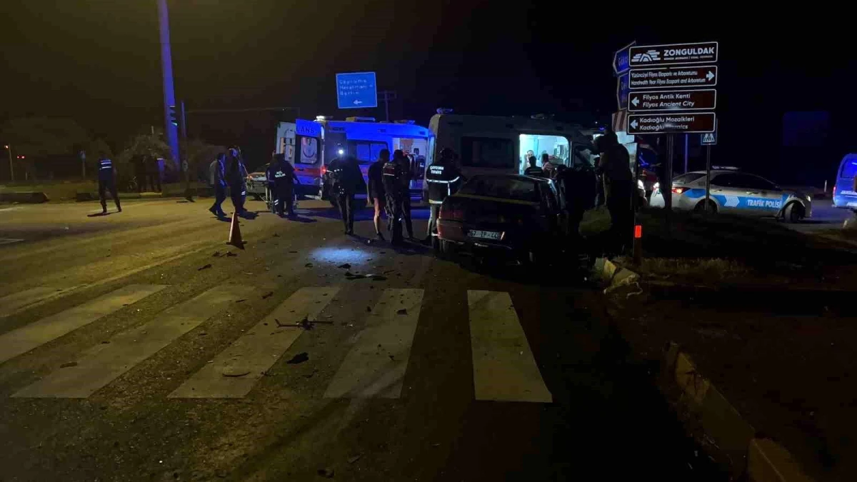 Zonguldak\'ta trafik kazasında 3 kişi yaralandı