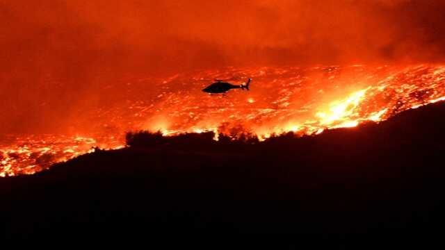 Çanakkale'deki orman yangınında 11 köy tahliye edildi
