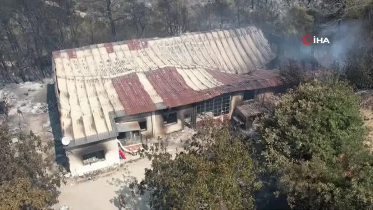 Çanakkale Yangınında 20 Yıllık Emekler Küle Döndü