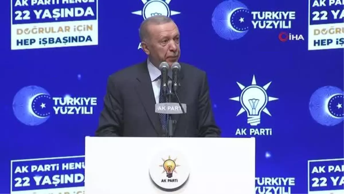 Cumhurbaşkanı Erdoğan AK Parti 22. Kuruluş Yıldönümü Programı\'na katıldı