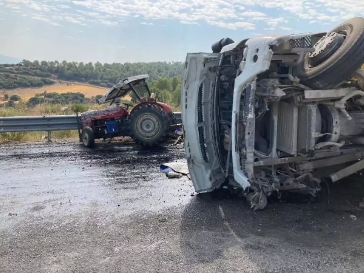 Manisa\'da Kamyonun Çarptığı Traktörde Nahide Kahraman Hayatını Kaybetti