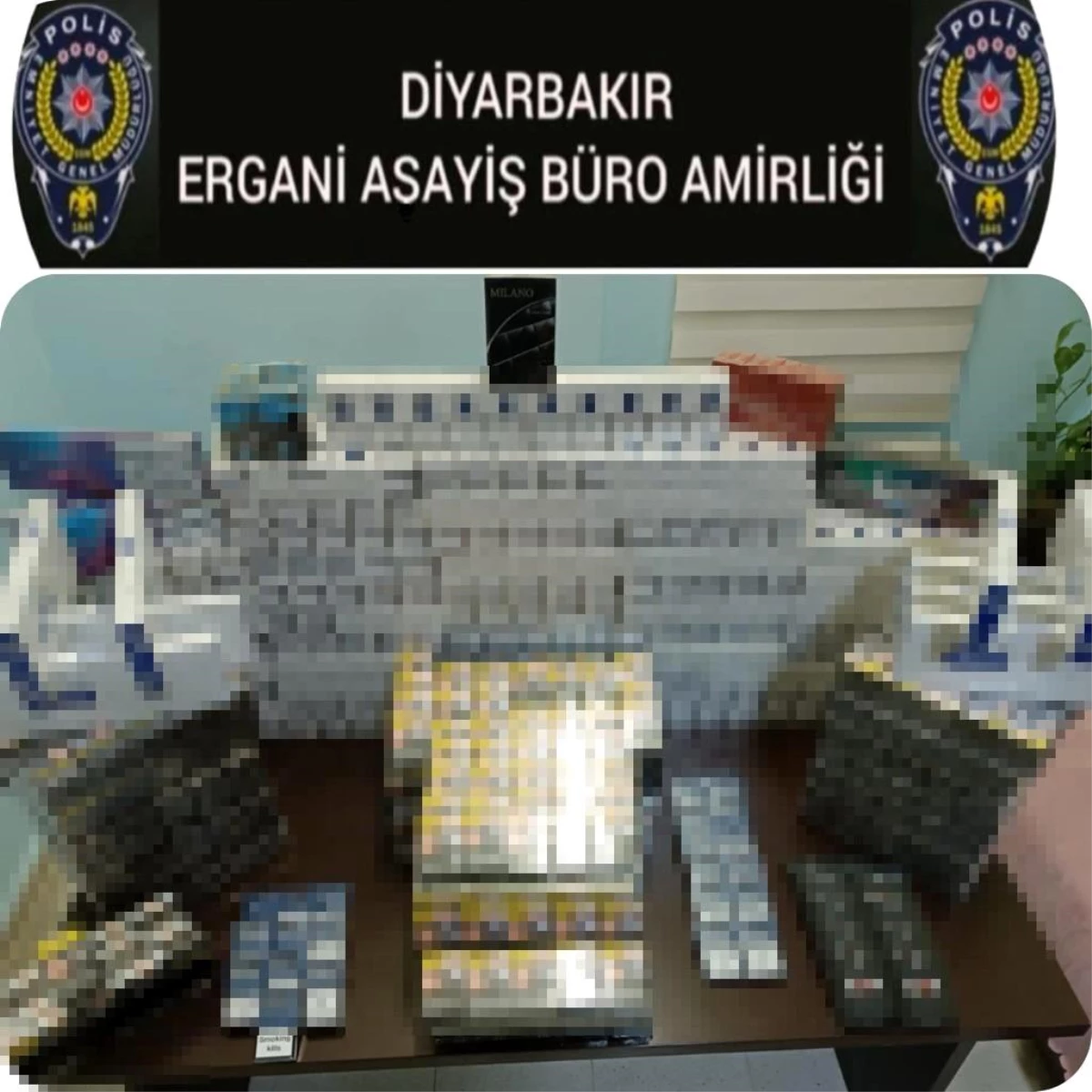 Diyarbakır Ergani\'de 2 Bin 167 Paket Kaçak Sigara Ele Geçirildi