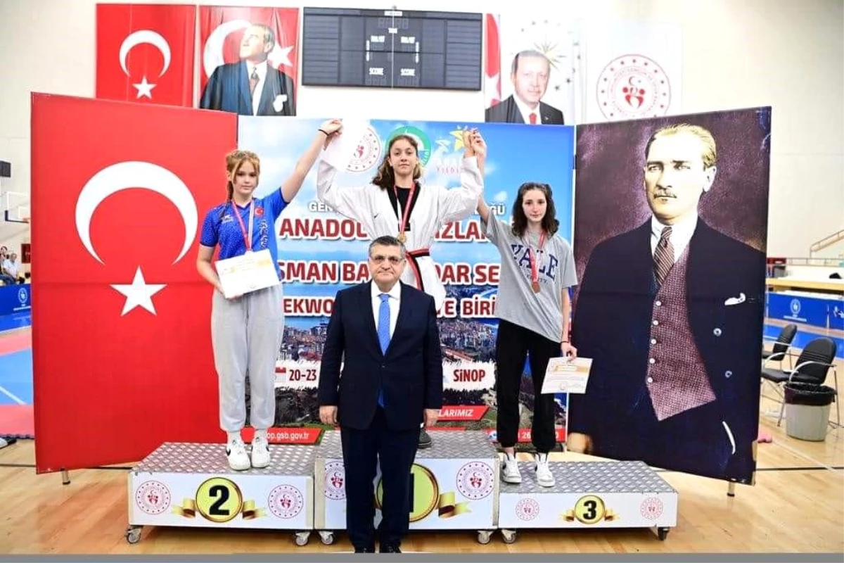 Sinop\'ta düzenlenen Anadolu Yıldızlar Ligi Tekvando Türkiye Şampiyonası sona erdi