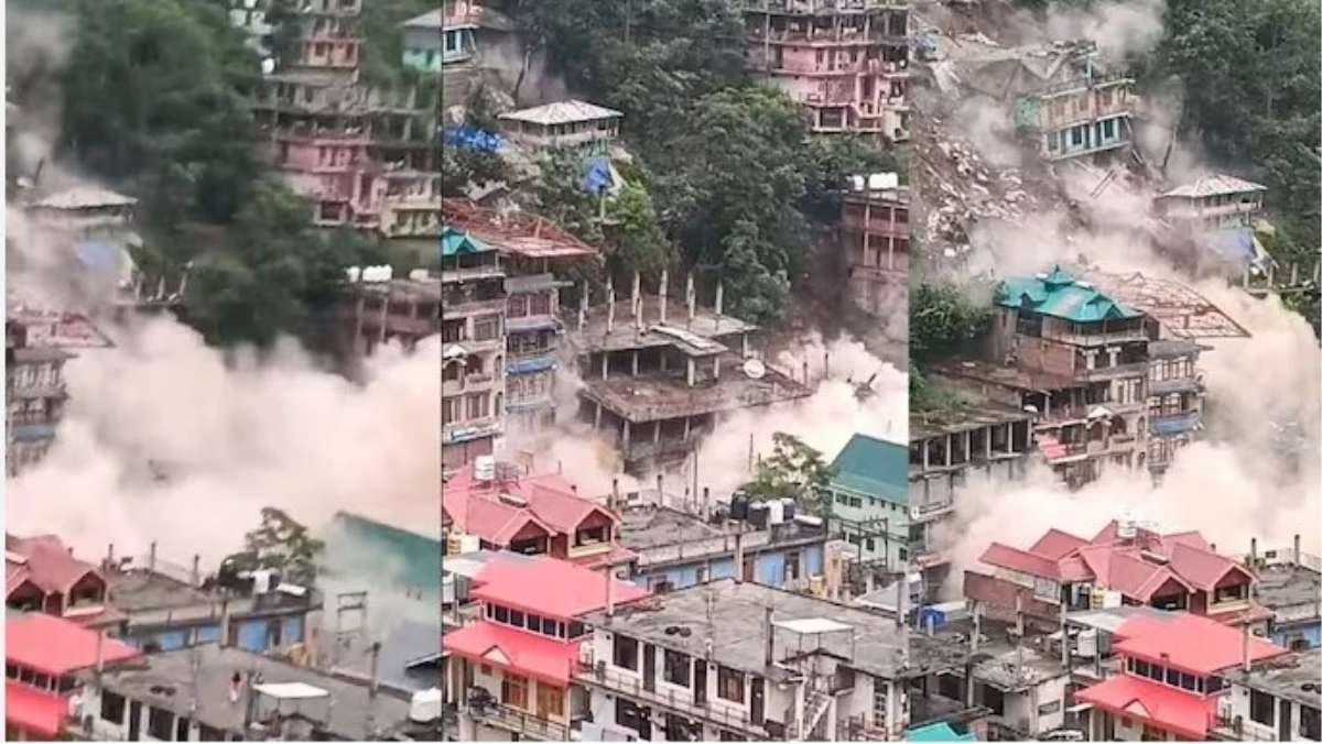 Himachal Pradesh\'te Heyelan Felaketi: Yedi Bina Çöktü