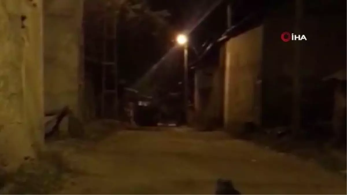 Erzurum\'da köye inen ayı yavrusu annesine götürüldü