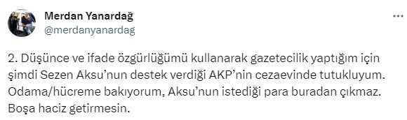 Sezen Aksu, kendisini eleştiren Merdan Yanardağ'a tazminat davası açtı