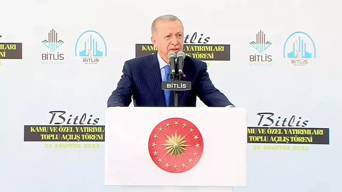 Erdoğan: Bitlis\'in Yerel Seçimlerde Tıpkı 2019\'daki Gibi Geleceğine ve İradesine Sahip Çıkacağına Yürekten İnanıyorum