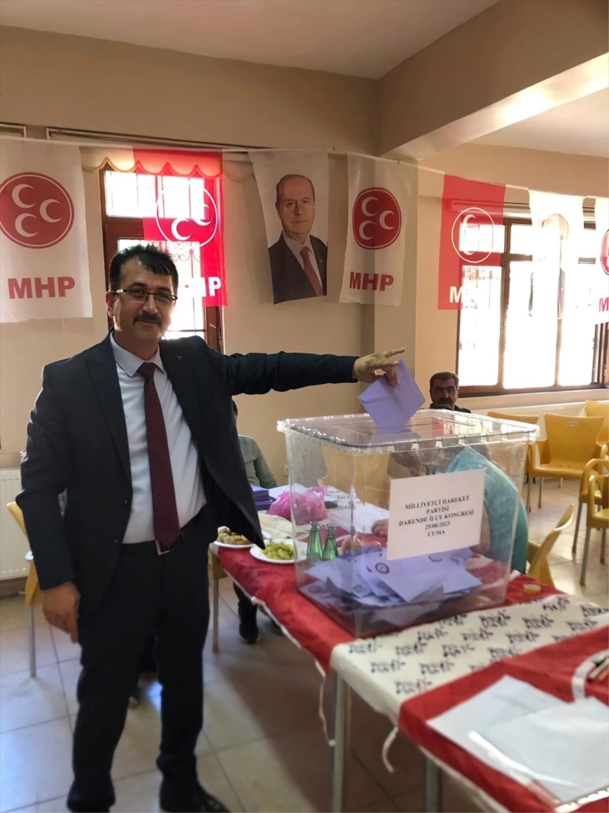MHP Darende İlçe Kongresinde Mehmet Altun Yeniden Seçildi
