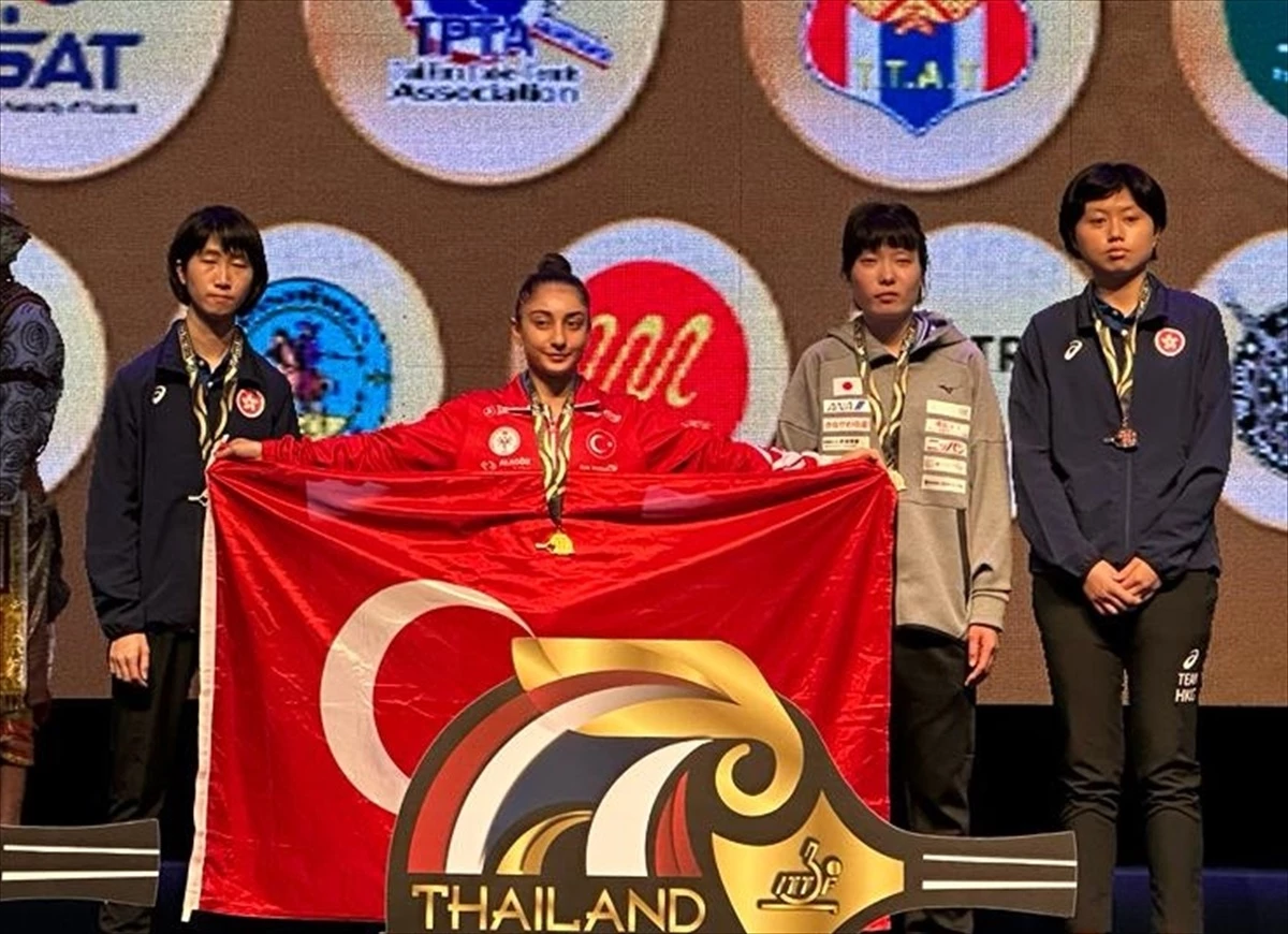 Özel Sporcu Ebru Acer Tayland Açık Masa Tenisi Turnuvası\'nda Şampiyon Oldu