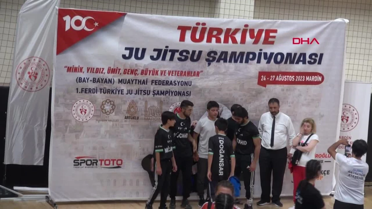 Türkiye 1\'inci Ferdi Ju Jitsu Şampiyonası Mardin\'de Başladı