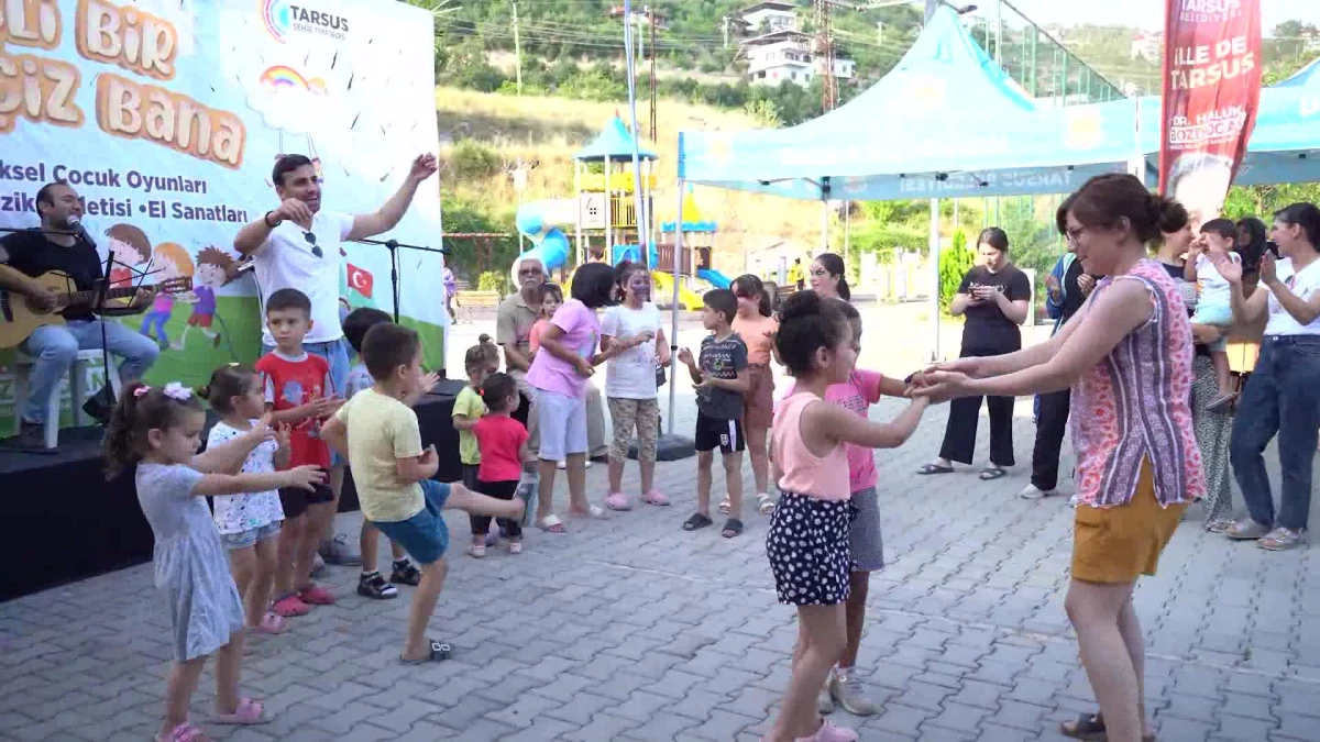 Tarsus Belediyesi, Yaz Etkinliğiyle Bin 500 Çocuğun Tatilini Renklendirdi