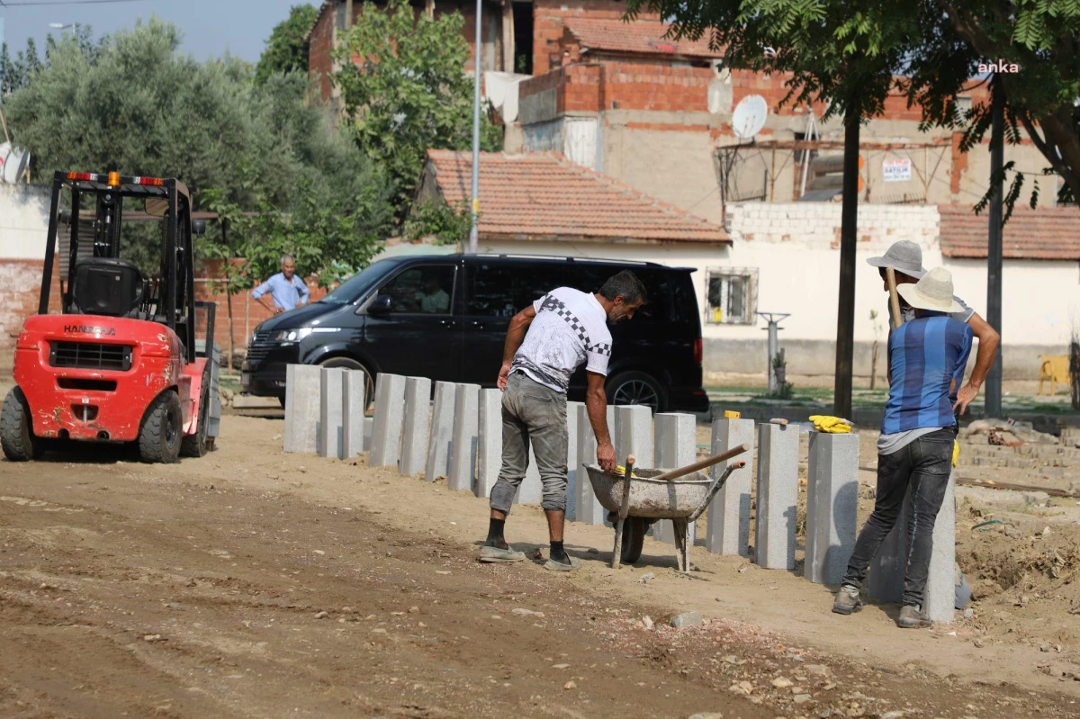 Turgutlu Belediyesi İstasyonaltı Mahallesi\'nde Yol Yenileme Çalışmalarını Tamamlıyor