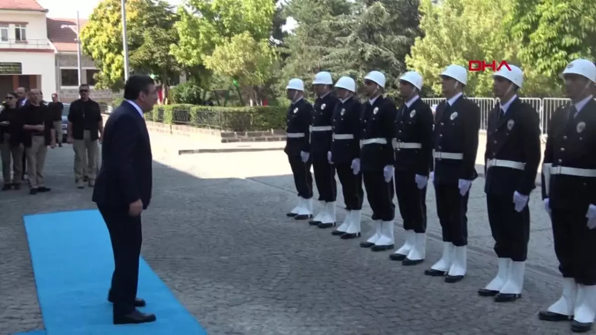 Cumhurbaşkanı Yardımcısı Cevdet Yılmaz, Büyük Taarruz\'un 101\'inci yıl dönümü kutlamalarına katılmak üzere Afyonkarahisar\'a geldi