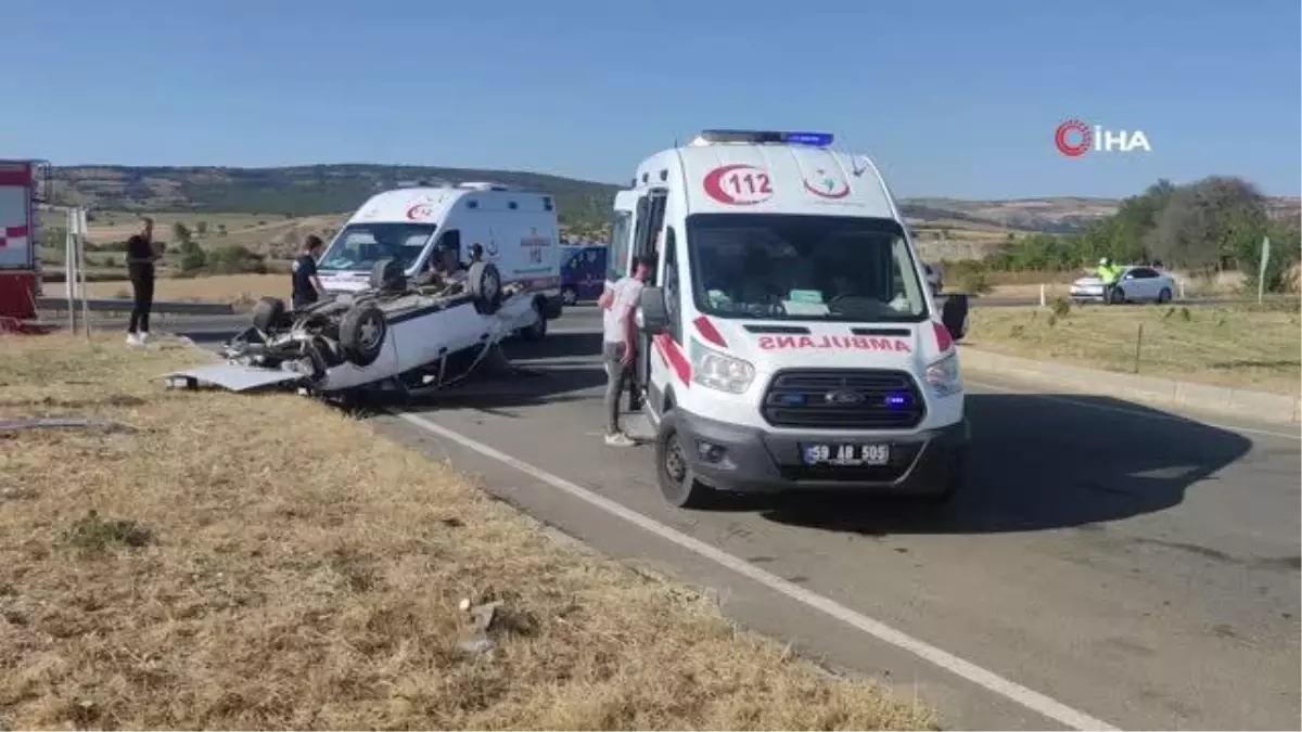 Tekirdağ\'da trafik kazası: 4 yaralı